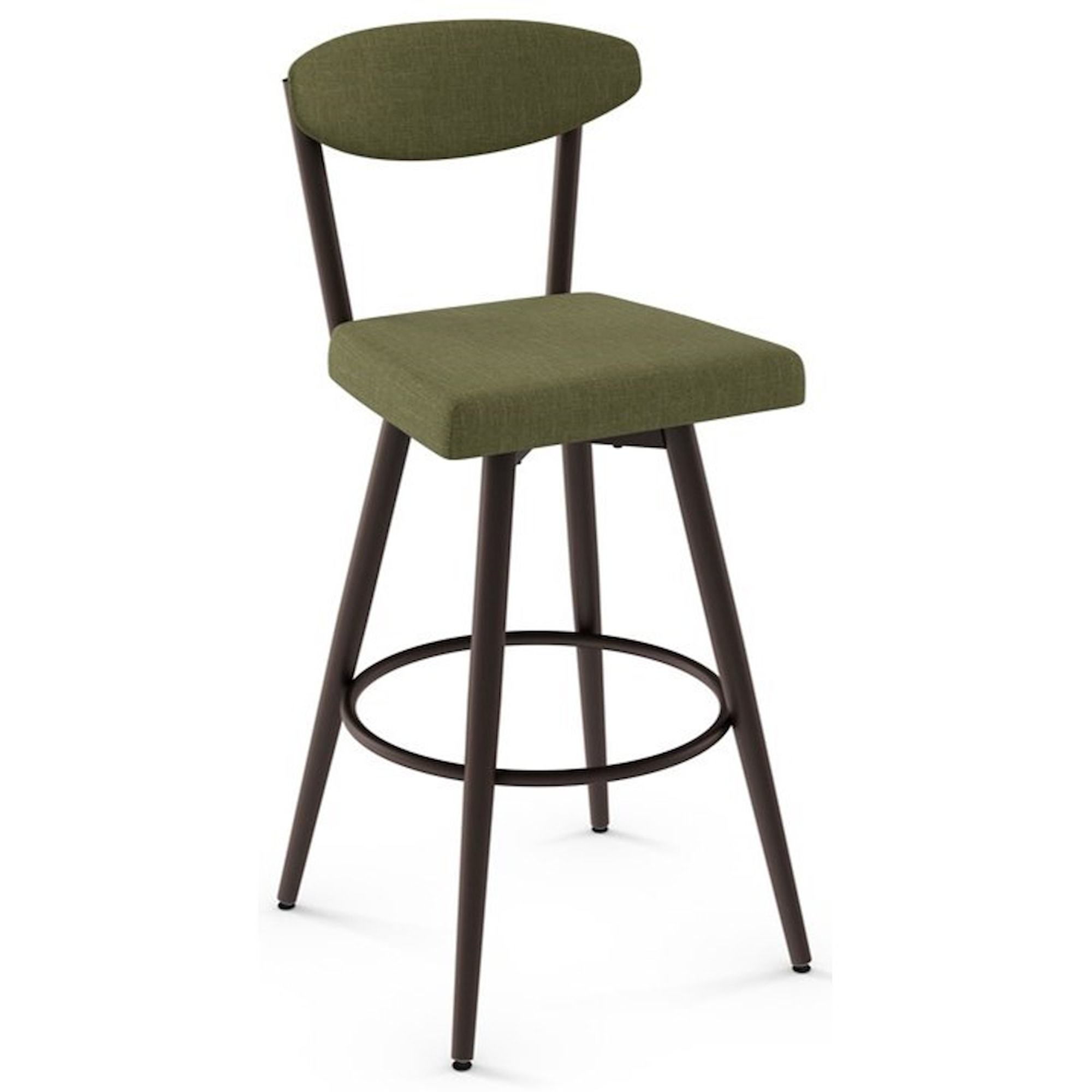 Amisco Nordic 4157026 Customizable 26" Wilbur Swivel Counter Stool Jordan's Home Furnishings